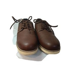 DR SCHOLLS Mens Lightweight Oxford Shoes Sz 11/ 44 Comfort Cushion Insoles Brown